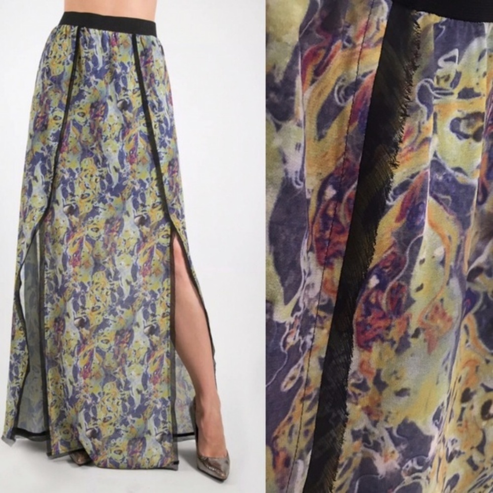 House of Harlow 1960 Maxi chiffon skirt NWT